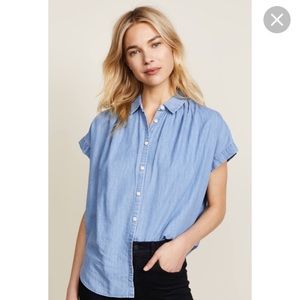 Madewell Central Shirt Denim Button Down Short